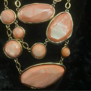 St Thomas Coral statement necklace